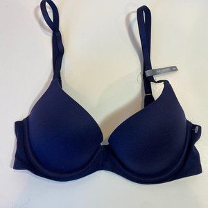 Aerie real sunnie demi push-up bra, navy, 30C